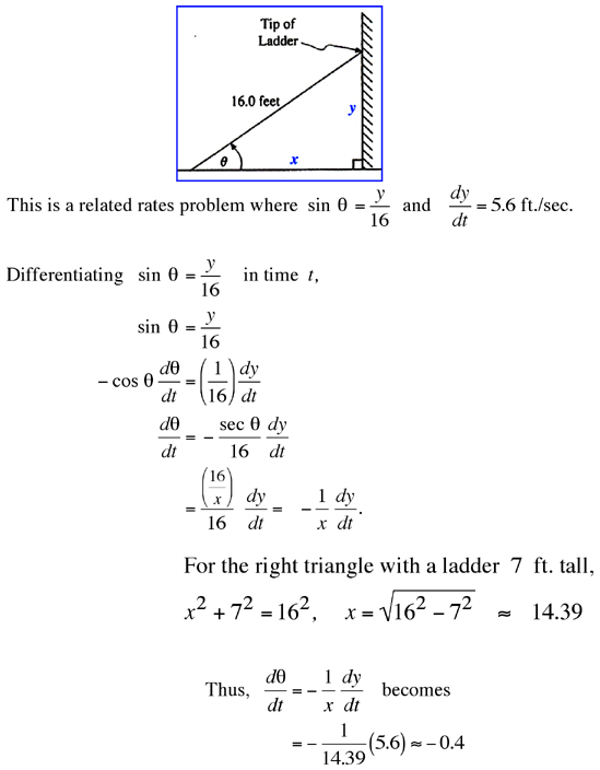 Classic Related Rates Problem