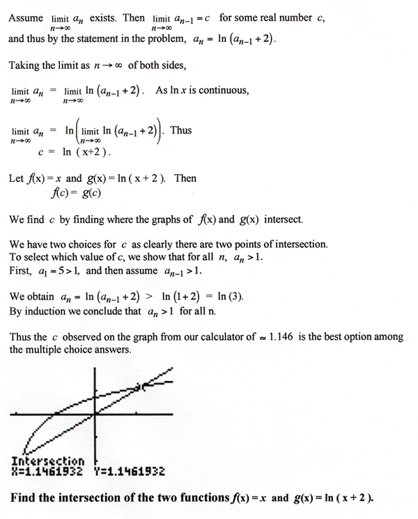 Natural logarithm limits