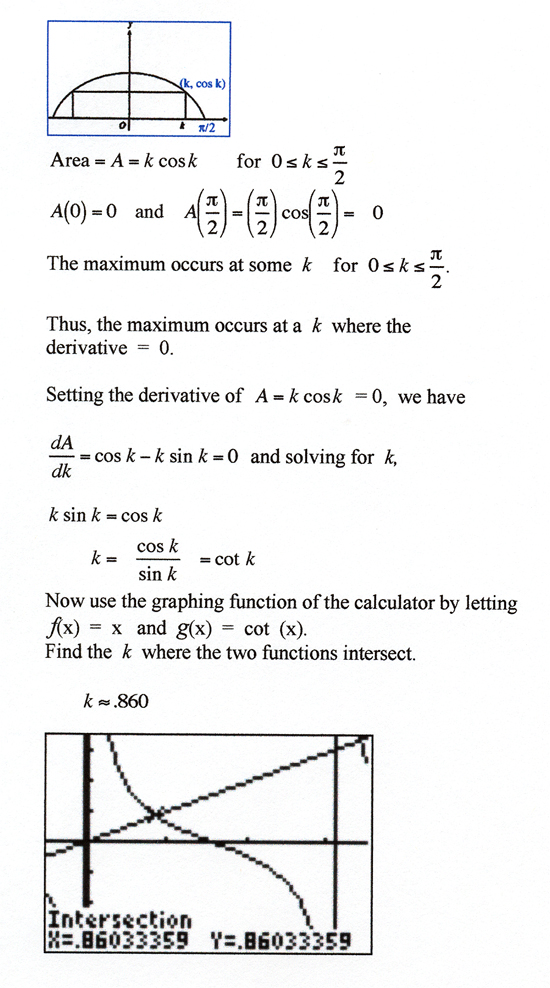 Maximum Area of a Rectangle