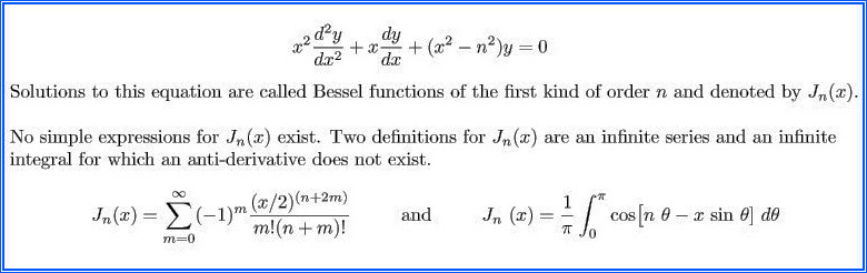 Bessel Equations