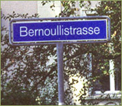 Swiss street sign