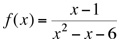 Equations:
                          vertical asymptotes