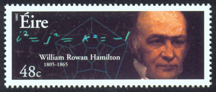 Sir William Rowan Hamilton stamp