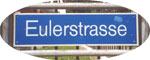 Eulerstrasse street sign