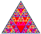 Sierpinski triangle.