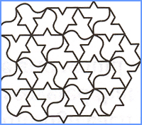 Escher tessellation