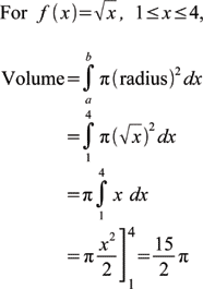 vol of revolution equations