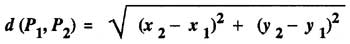 distance equation